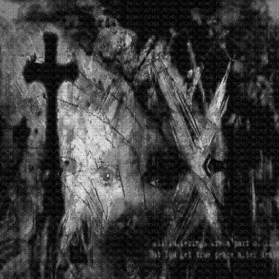 Gif animé gothique croix yeux